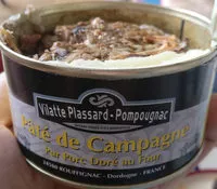 Mängden socker i Pâté de campagne pur porc doré au four