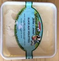 Mängden socker i Glace aux violettes