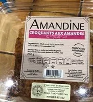 Mängden socker i Croquants aux amandes