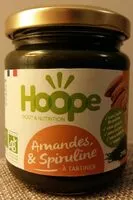 Mängden socker i Amandes & Spiruline à tartiner