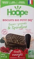 Mängden socker i Biscuits bio petit dej super graines et spiruline