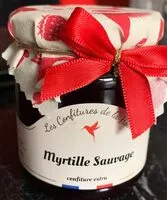 Mängden socker i Confiture myrtille sauvage