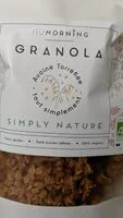 Mängden socker i Granola - simple nature