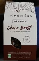 Mängden socker i Nümorning Granola Choco boost