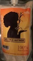 Mängden socker i Sucre fin de martinique