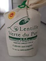 Mängden socker i La lentille Verte du Puy AOP