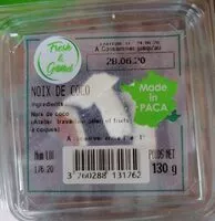 Mängden socker i Noix de coco