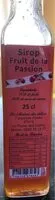 Mängden socker i Sirop Fruit de la Passion