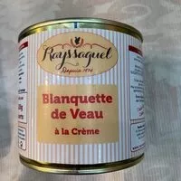 Mängden socker i Blanquette de veau a la creme