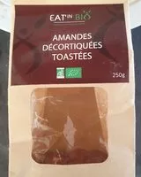 Mängden socker i Amandes décortiquées toastées