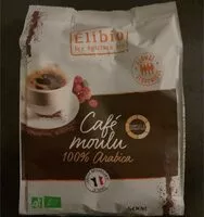 Mängden socker i Café moulu 100% arabica