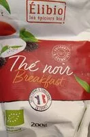 Mängden socker i Thé noir breakfast