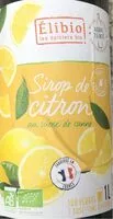 Mängden socker i Sirop de citron