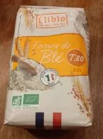 Mängden socker i Farine de blé t.80