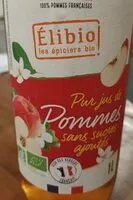 Mängden socker i Pur jus de pommes sans sucres ajoutés