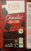 Mängden socker i Chocolat noir 72