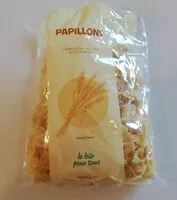 Mängden socker i Pâtes papillon