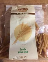 Mängden socker i Penne rigate blé dur intégral
