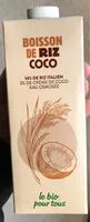 Mängden socker i Boisson de riz coco