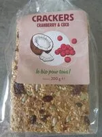 Mängden socker i Crackers cranberry coco