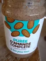 Mängden socker i Puree d amande complète
