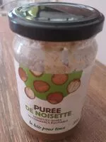 Mängden socker i Purée de noisette