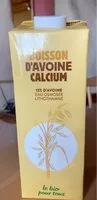 Mängden socker i Boisson d’avoine calcium
