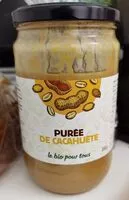 Mängden socker i Purée de cacahuète