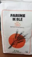 Mängden socker i Farine de blé t80