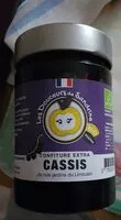 Mängden socker i Confiture extra cassis