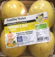 Mängden socker i Pommes Bio de France