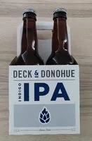 Mängden socker i Deck & Donohue indigo IPA