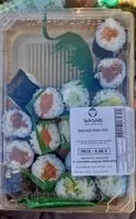 Mängden socker i Wasabi maki mix
