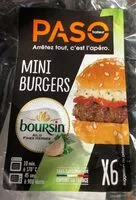 Mängden socker i Mini burgers boursin