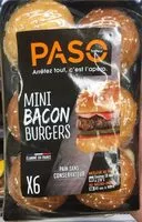 Mängden socker i Mini Bacon Burger x6