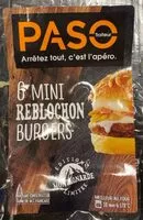 Mängden socker i 6 Mini Reblochon Burgers