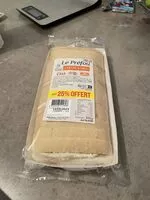 Mängden socker i Le Préfou Chèvre & Miel