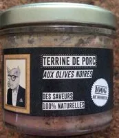 Mängden socker i Terrine de porc aux olives noires