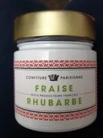 Mängden socker i Confiture fraise rhubarbe