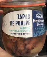 Mängden socker i Tapas de Poulpe Mariné à l’huile d’Olive bio