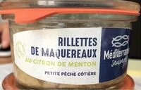Mängden socker i Rillettes de Maquereux au citron de Menton
