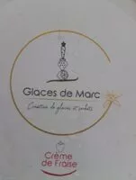 Mängden socker i Glace de Marc crème de fraise