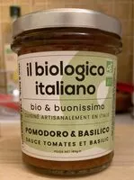 Mängden socker i Sauce tomate et basilic