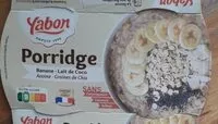 Mängden socker i Porridge banane lait de coco