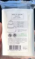 Mängden socker i Pâte à sucre blanche -goût vanille-