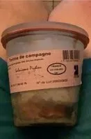 Mängden socker i Terrine de campagne