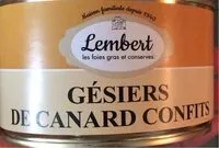 Mängden socker i Gésiers de Canars confits