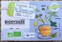Mängden socker i Tisane BIO « bonne nuit »