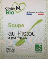 Mängden socker i Soupe au pistou BIO