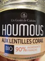 Mängden socker i Houmous aux lentilles corail